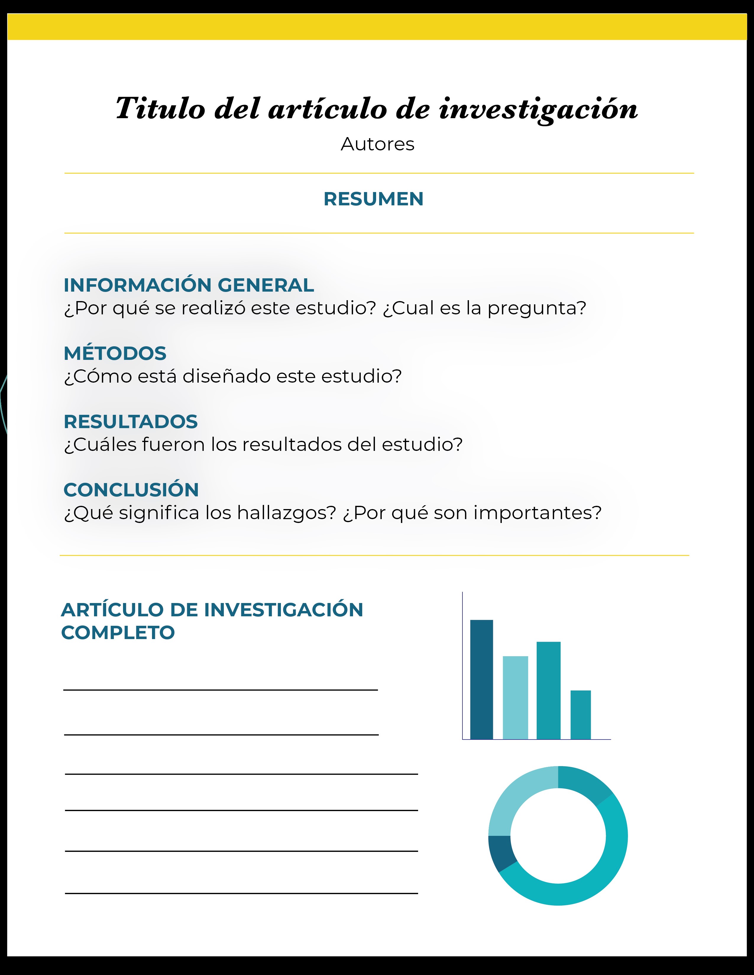 Imagen de estructura de un artículo